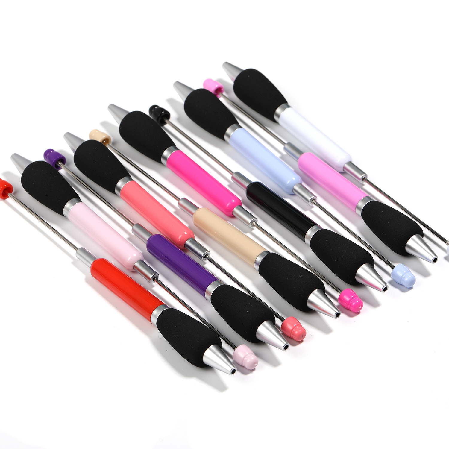 【P176】5pcs  Beadable Plastic Pen Blank-JPM