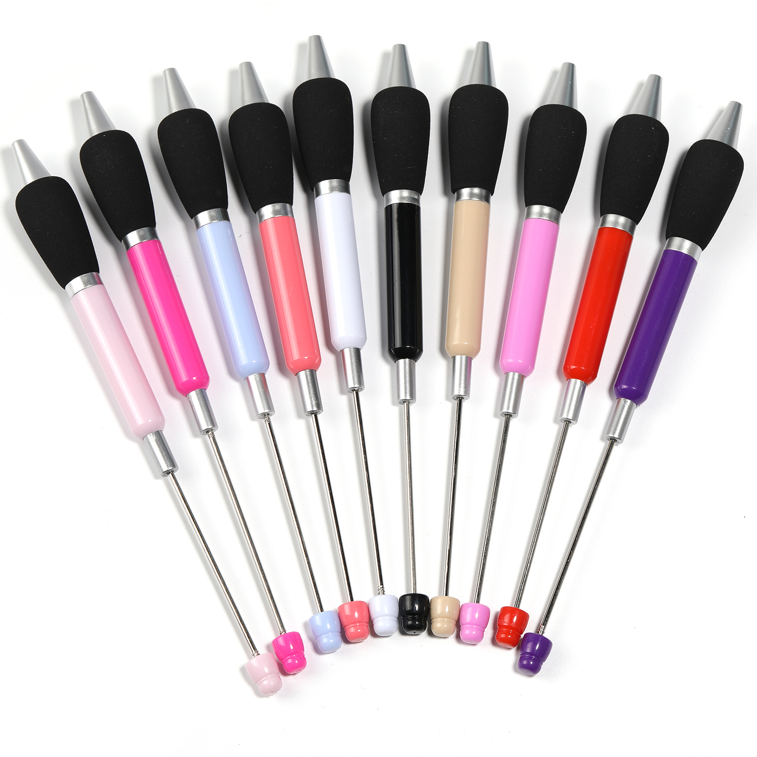 【P176】5pcs  Beadable Plastic Pen Blank