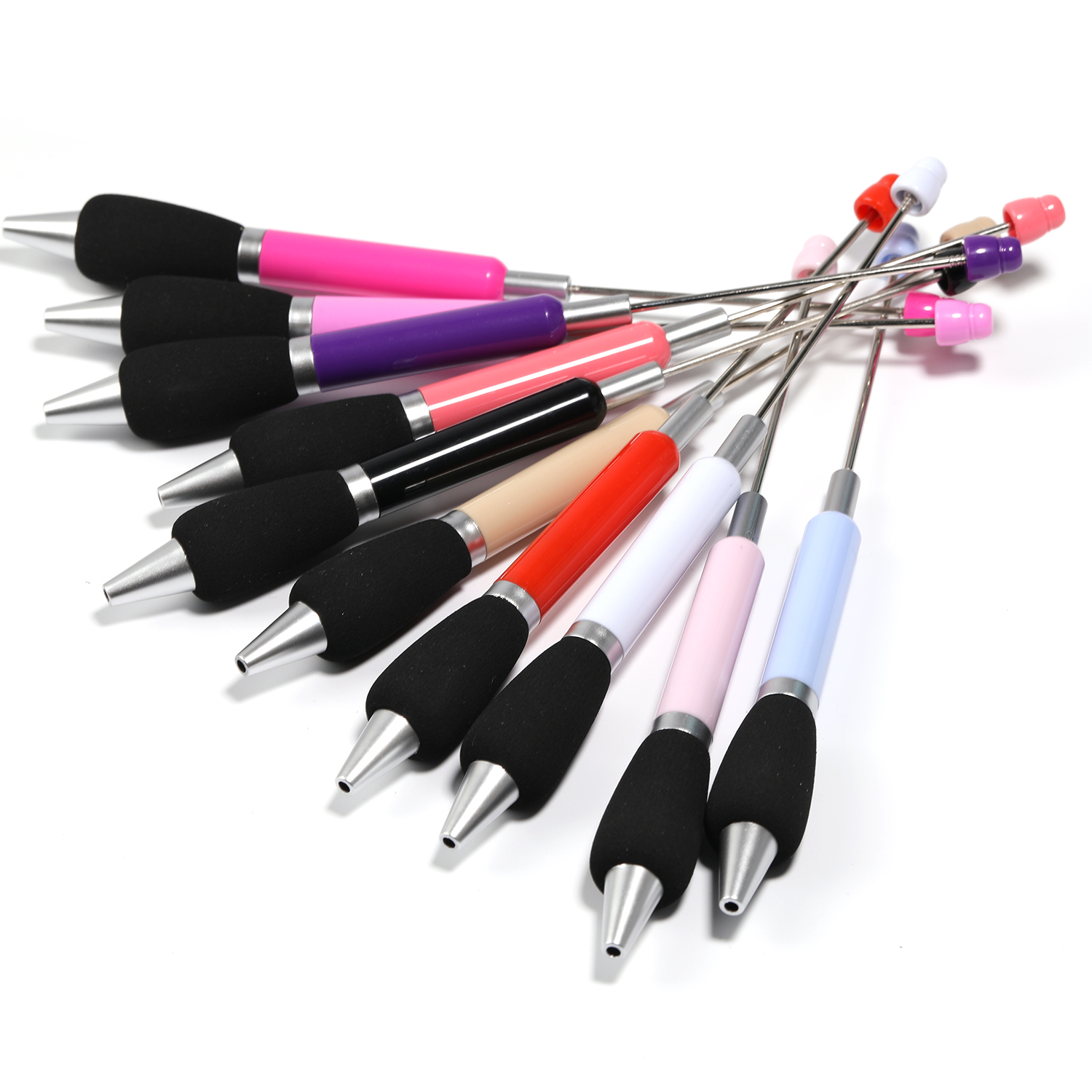 【P176】5pcs  Beadable Plastic Pen Blank