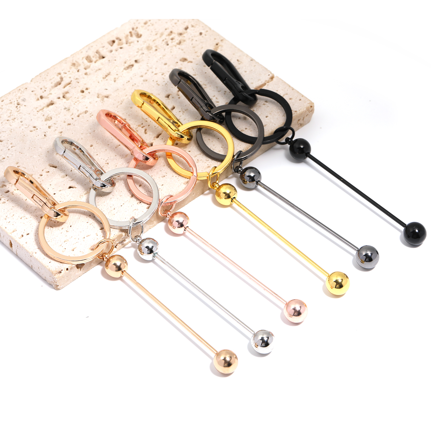 【P180】5pcs   New beaded key chain diy