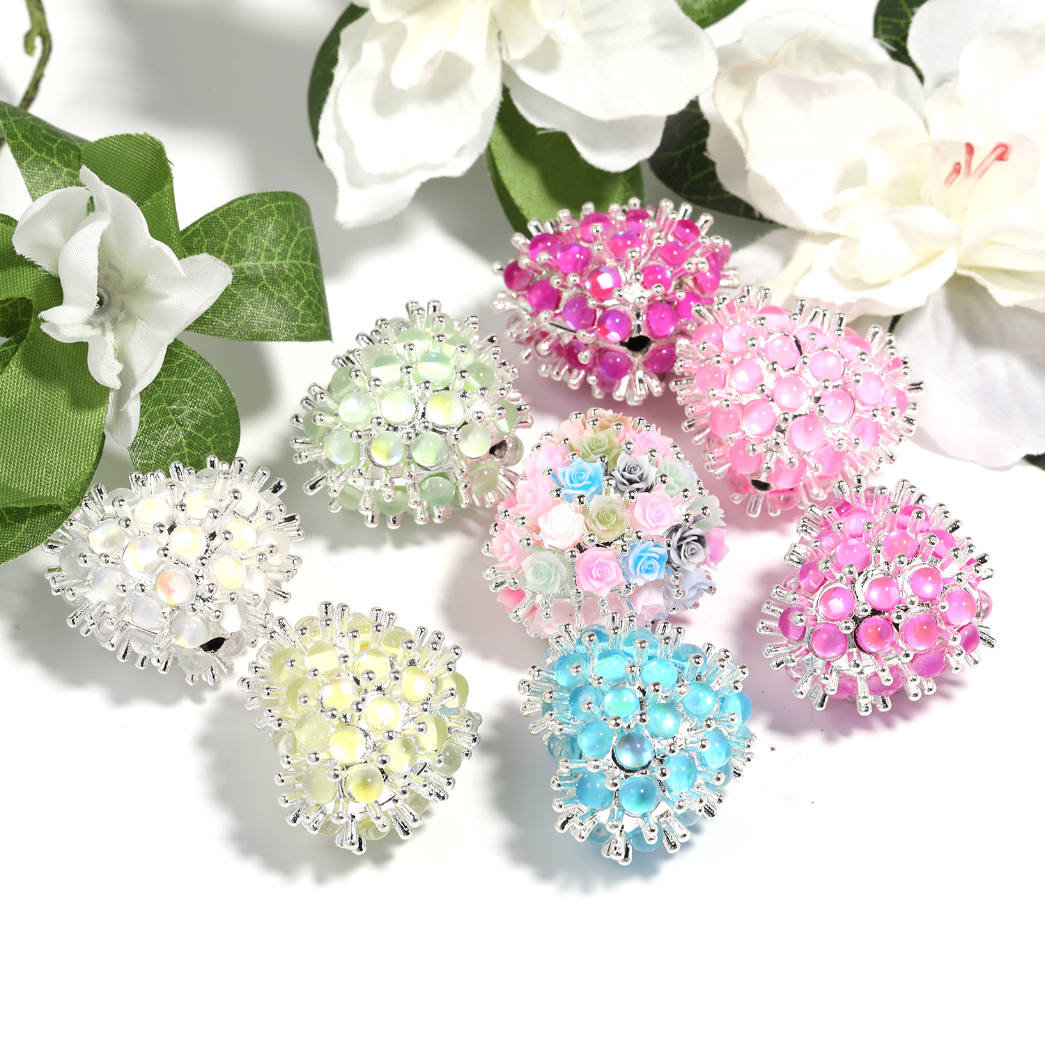 【B178】5pcs  New Cute heart-shaped beads DIY-JPM
