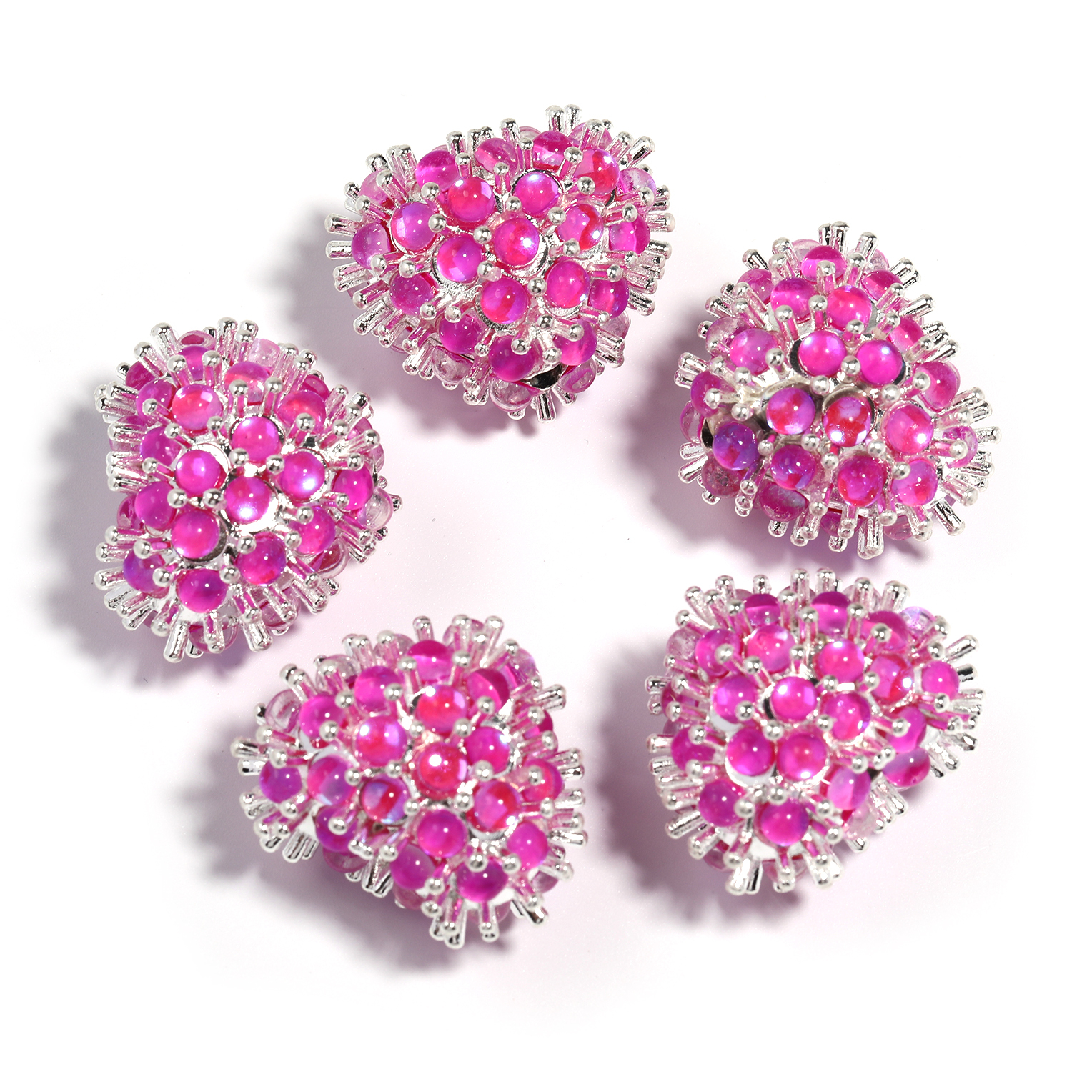 【B178】5pcs  New Cute heart-shaped beads DIY-JPM