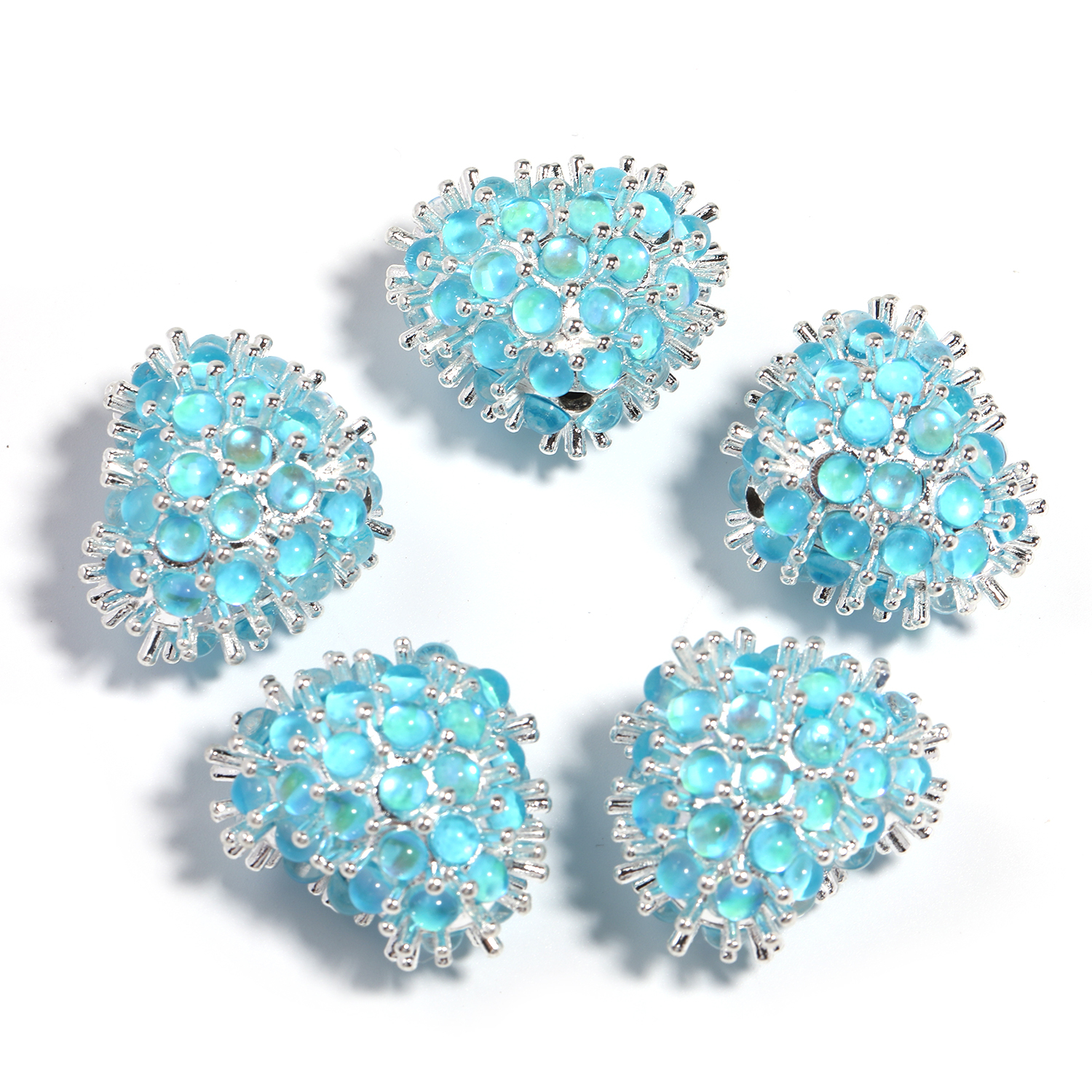 【B178】5pcs  New Cute heart-shaped beads DIY-JPM