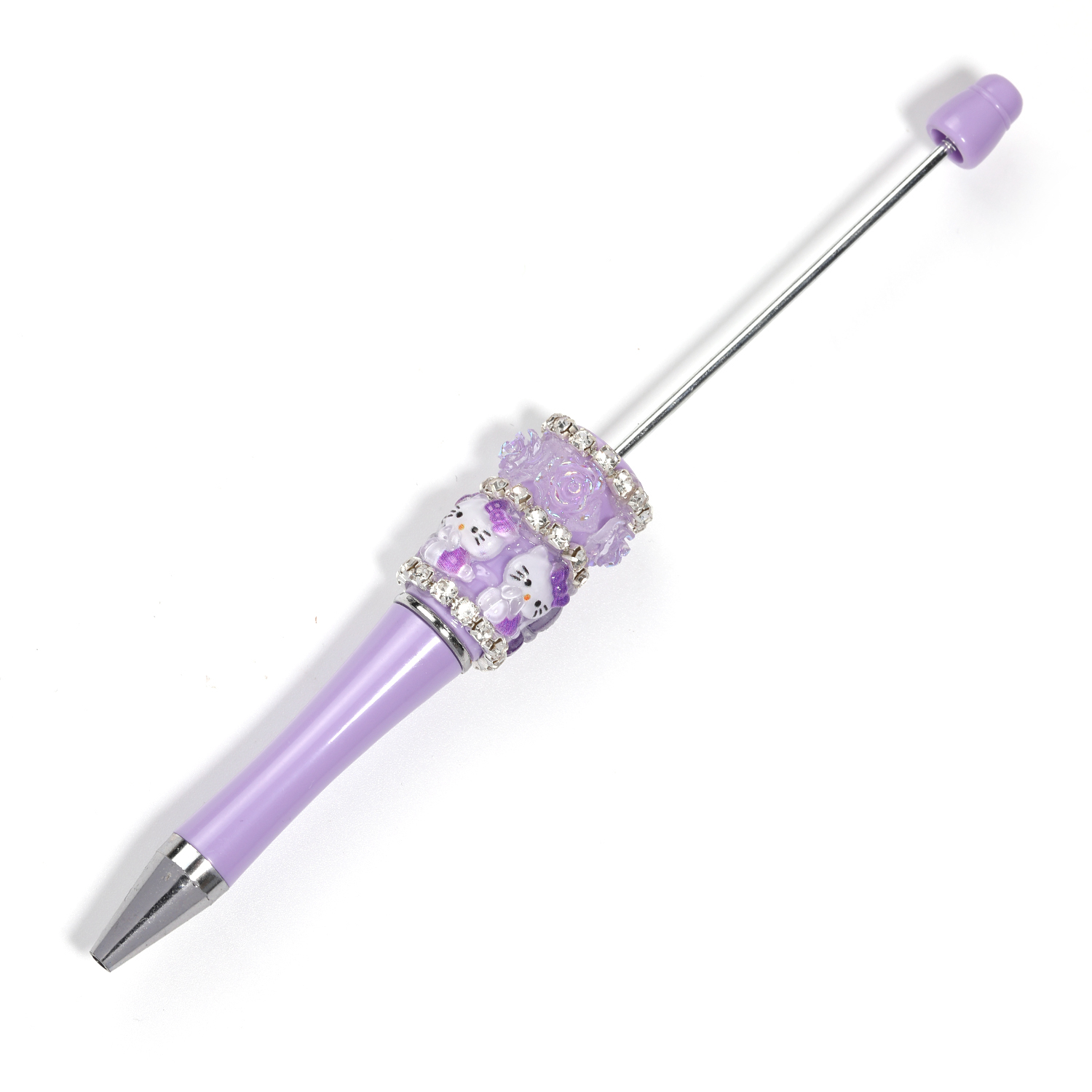 【P189】Cute Cat Pattern beadable pen--JPM