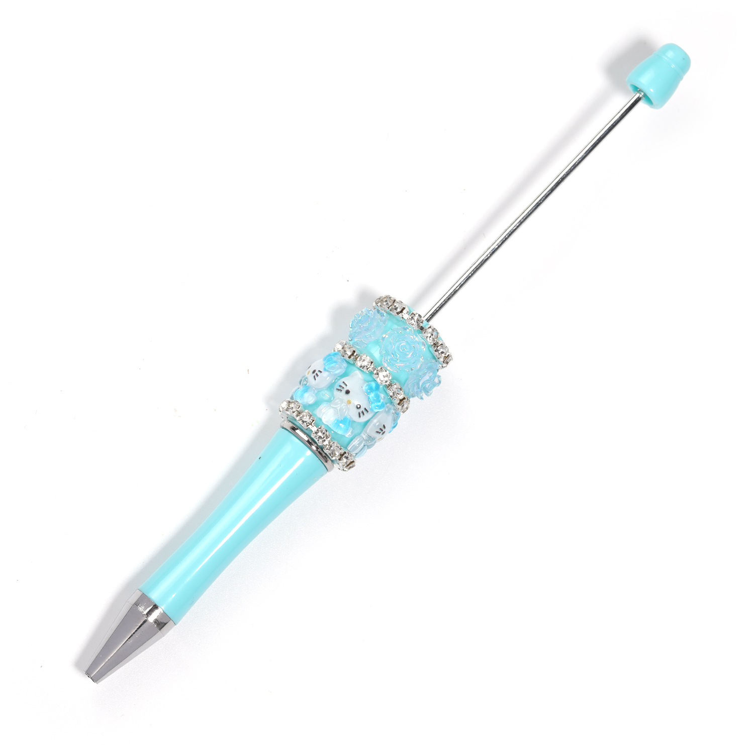 【P189】Cute Cat Pattern beadable pen--JPM
