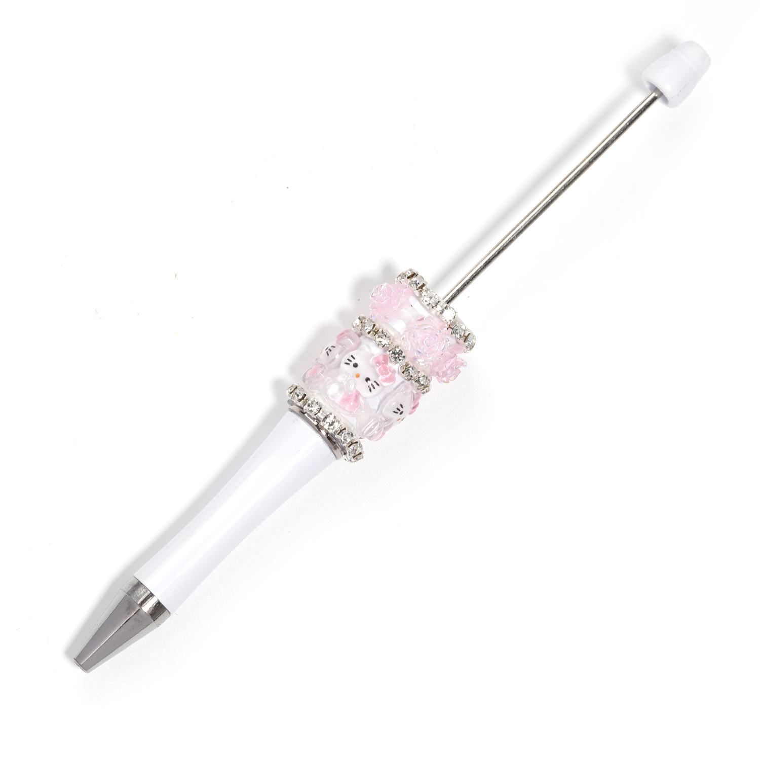 【P189】Cute Cat Pattern beadable pen--JPM