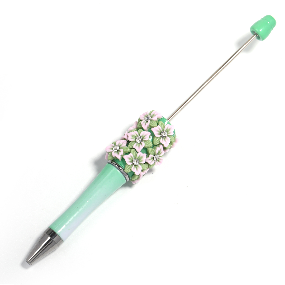 【P204】5pcs Beadable Pens new flower style-JPM