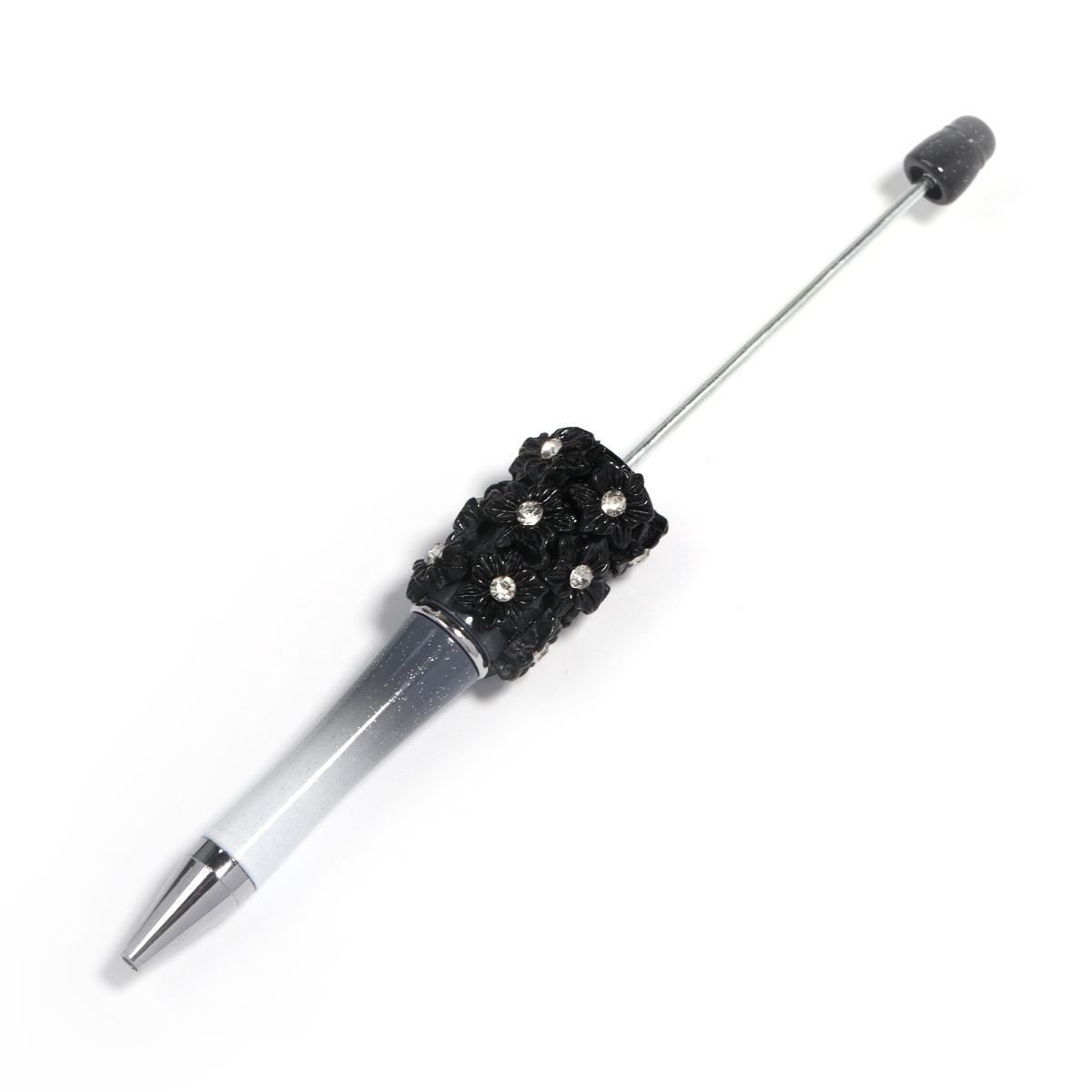 【P204】5pcs Beadable Pens new flower style-JPM