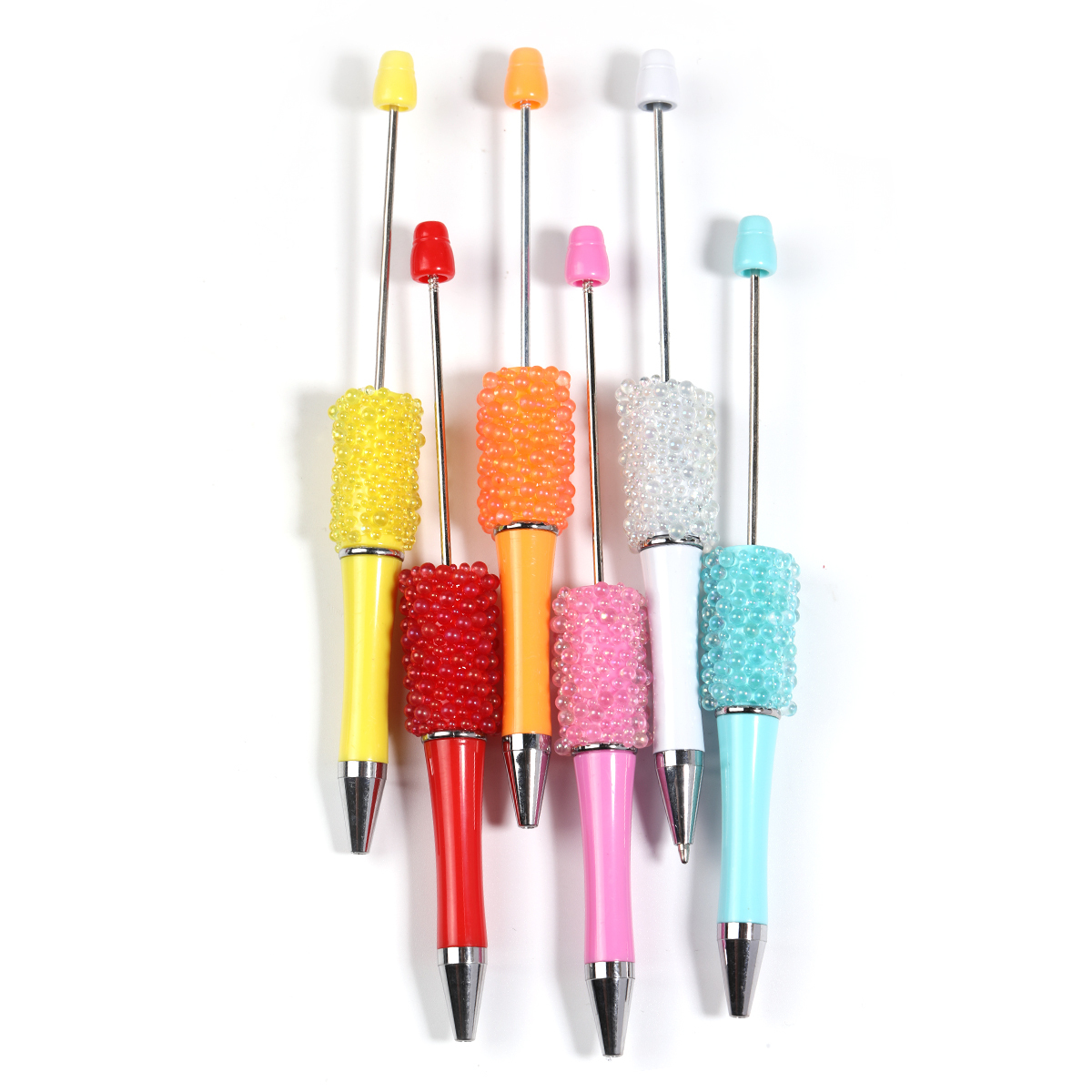 【P216】5pcs small bubble shape beadable pen -JPM