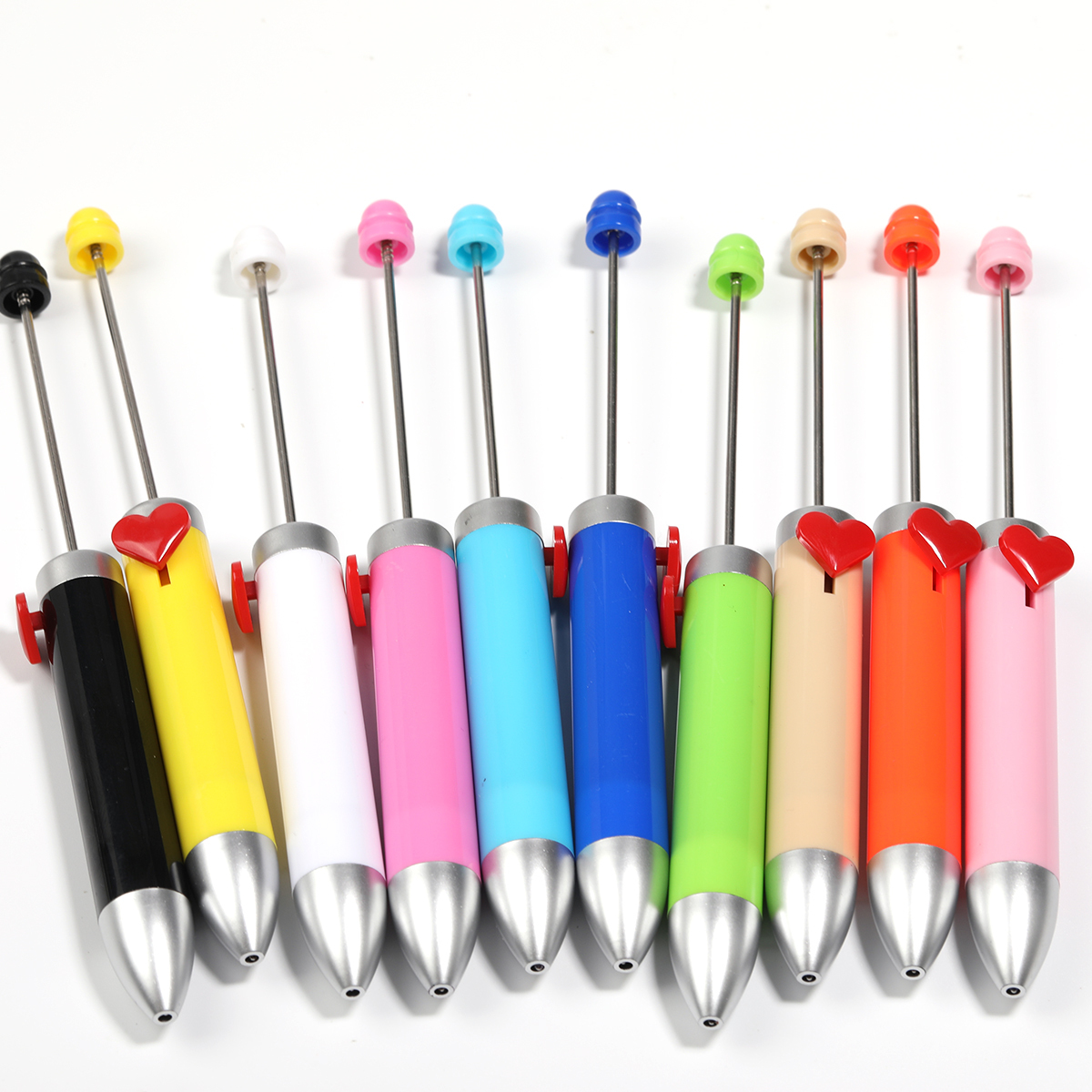 【P226】10pcs-one pack   love ballpoint pen beaded pen-JPM