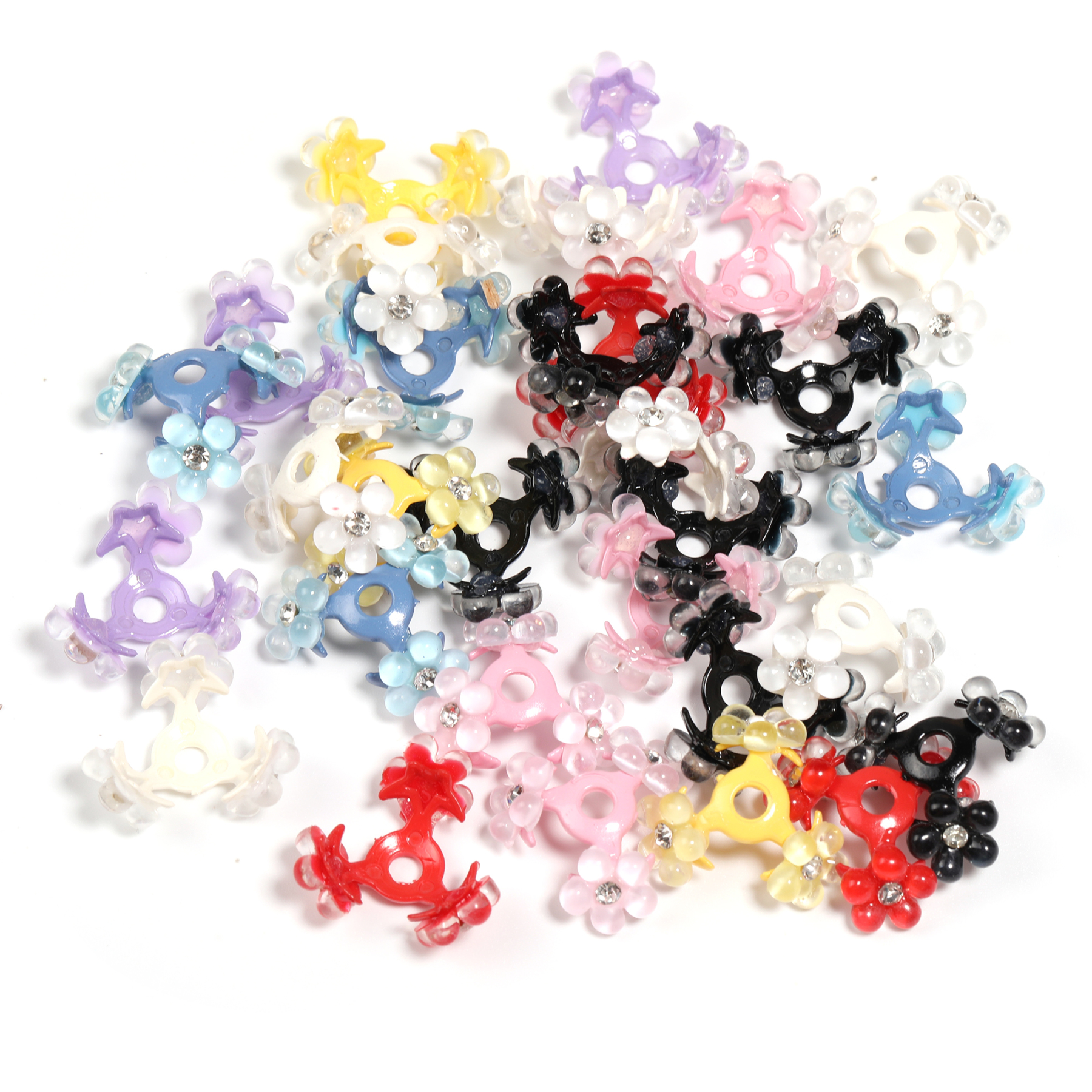 【B211】30pcs petal shape three petals beads-JPM