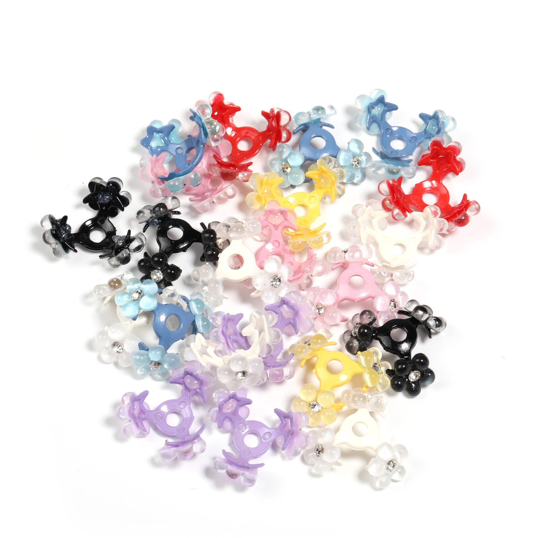【B211】30pcs petal shape three petals beads-JPM