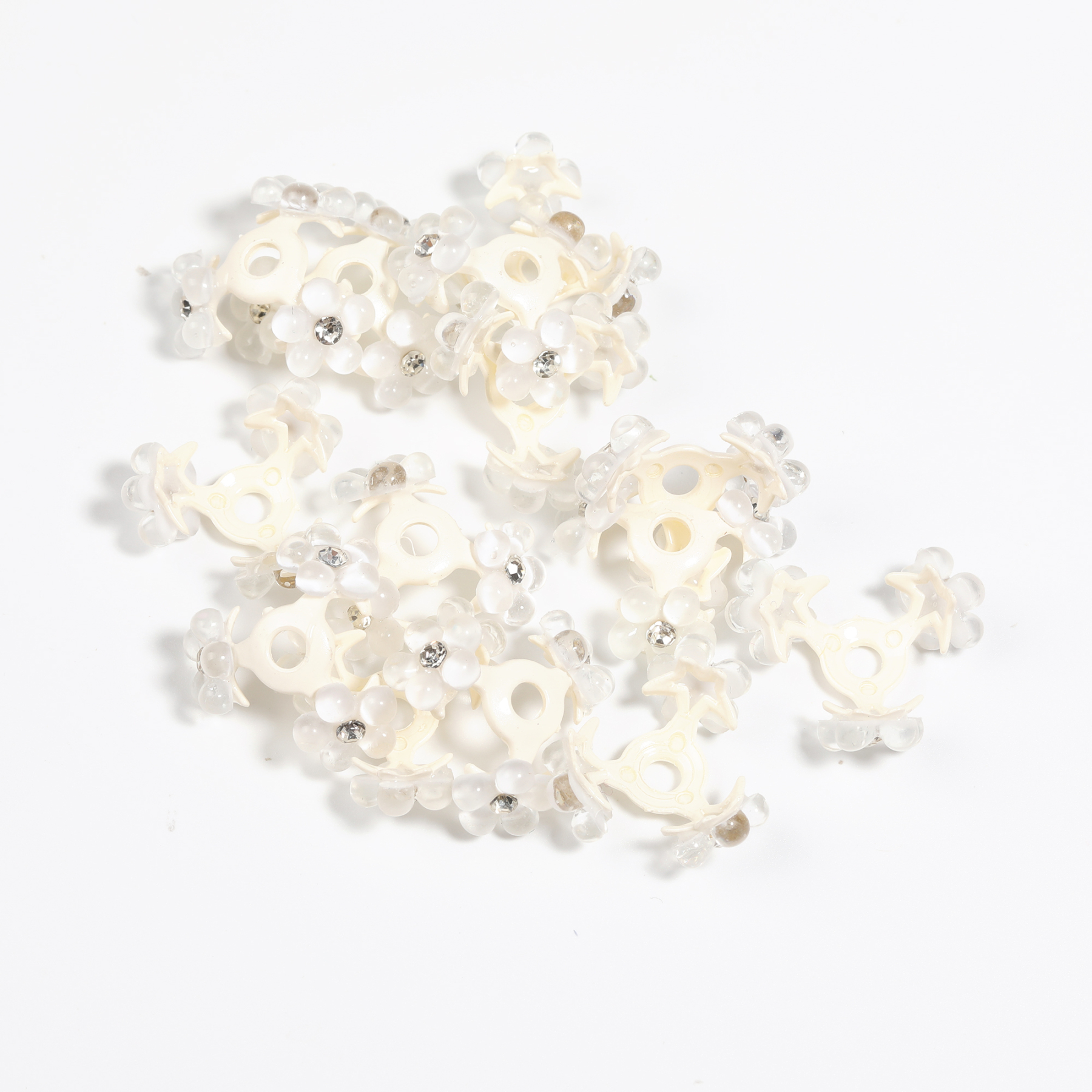【B211】30pcs petal shape three petals beads-JPM