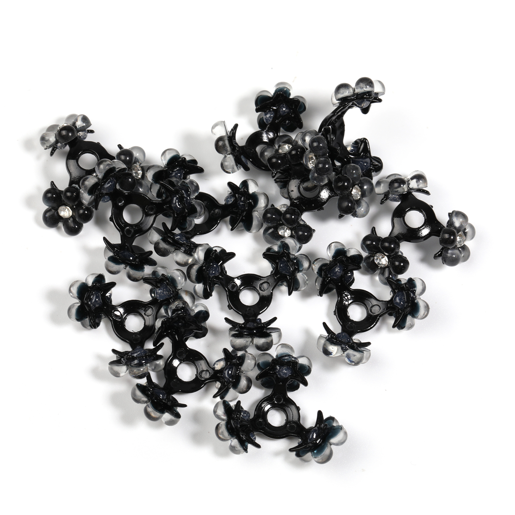 【B211】30pcs petal shape three petals beads-JPM