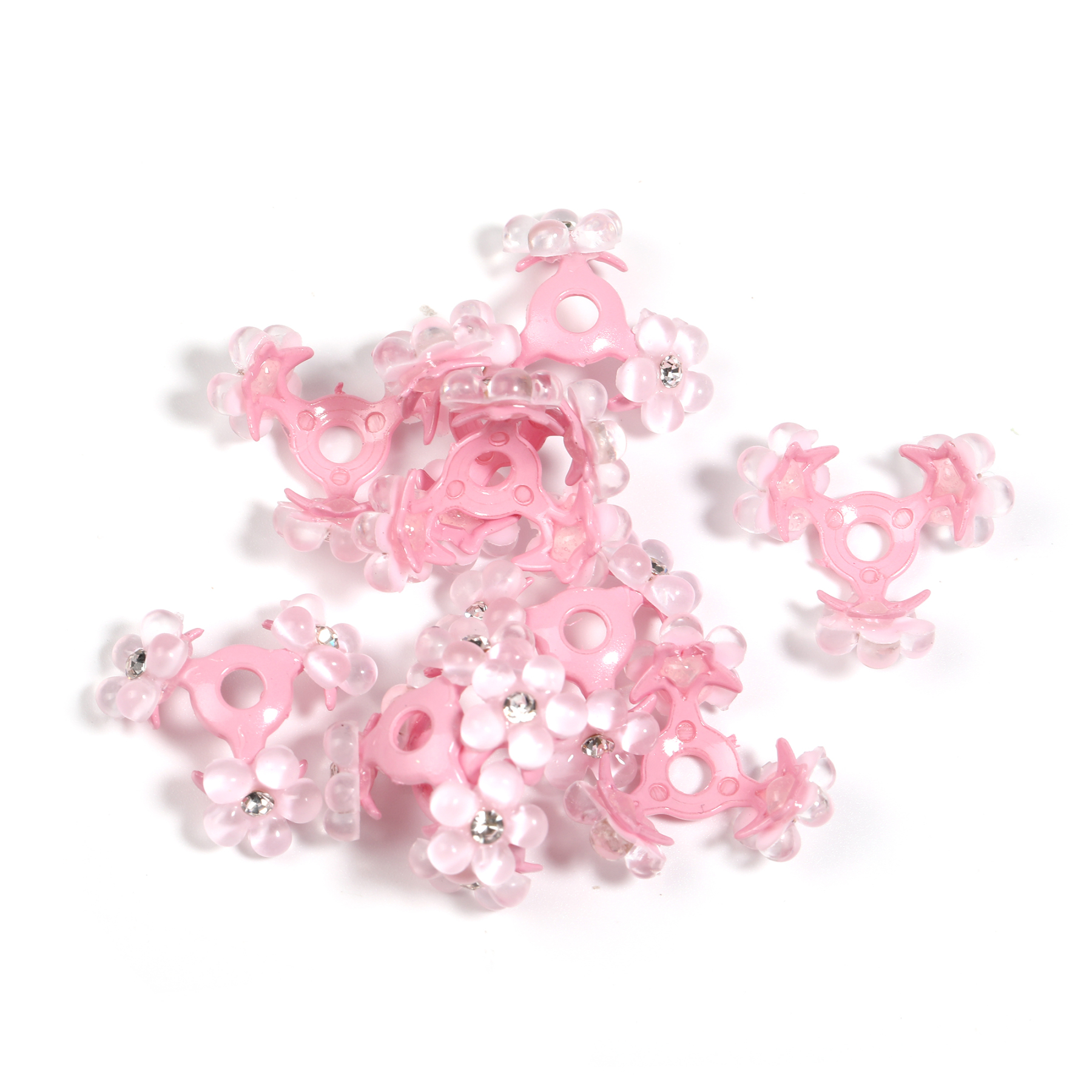 【B211】30pcs petal shape three petals beads-JPM