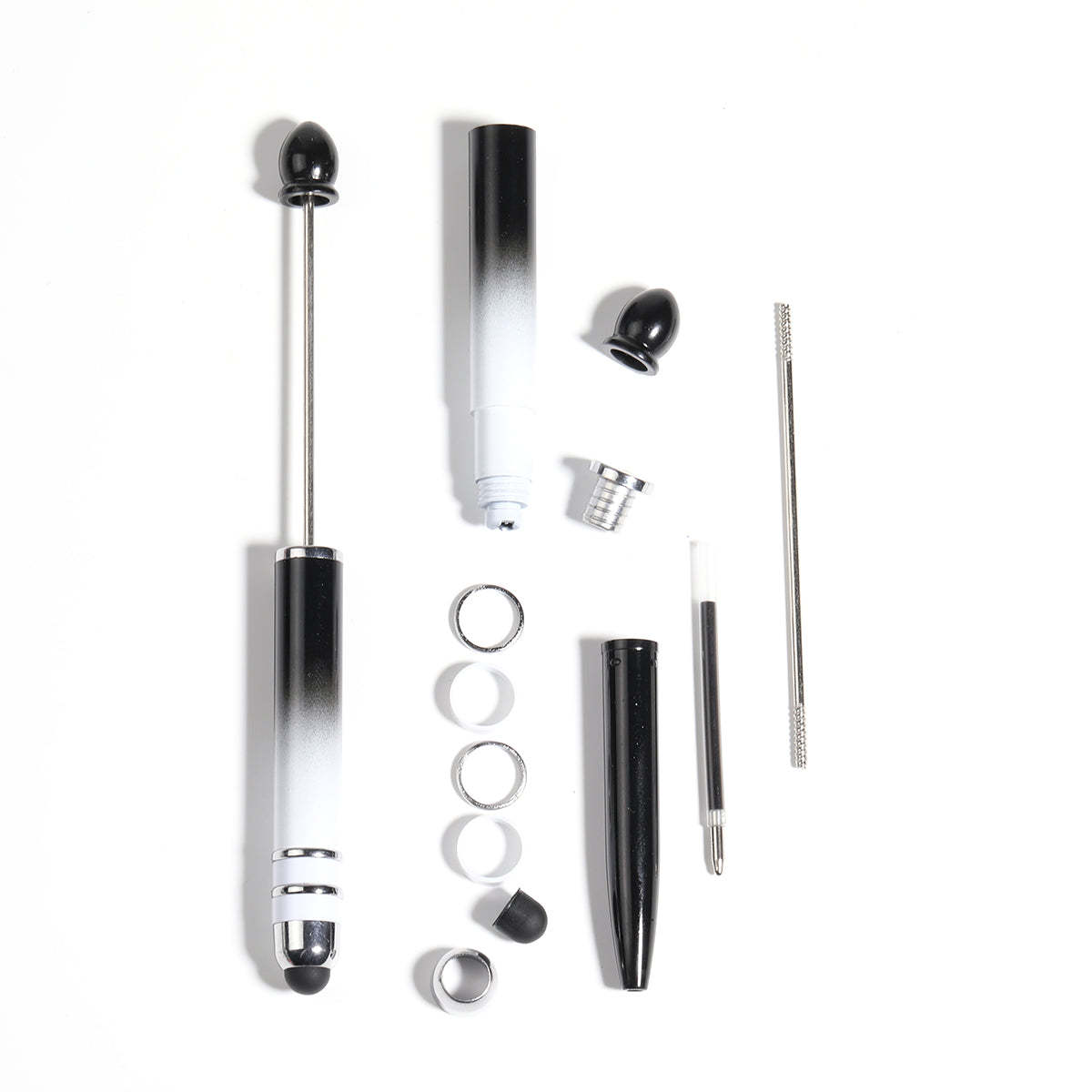 【P23】5pcs Multicolor beaded pen cute DIY touch screen stylus gift pen-JPM