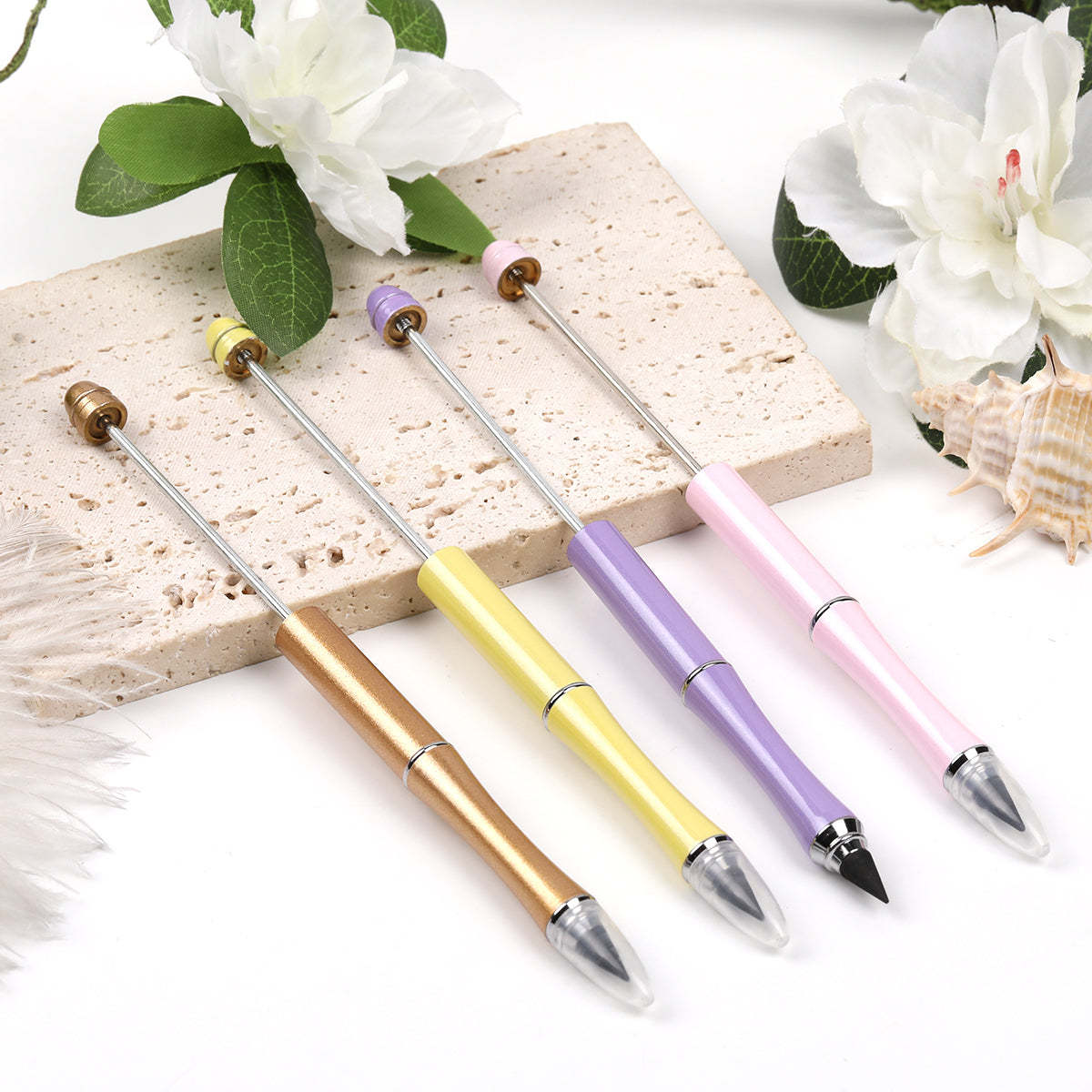 【P3】5pcs  Diy beaded pencil painting no sharpening no ink writing continuous pencil-JPM