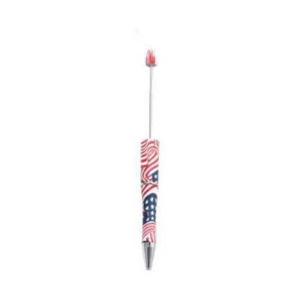 【P1】Beadable Pens Bulk Plastic Bead Ballpoint Pens for DIY 