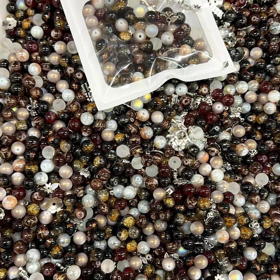 【HS2】For bracelet NOT FOR PENS! 5oz multi-style Colour mix bead accessories set with various shapes available