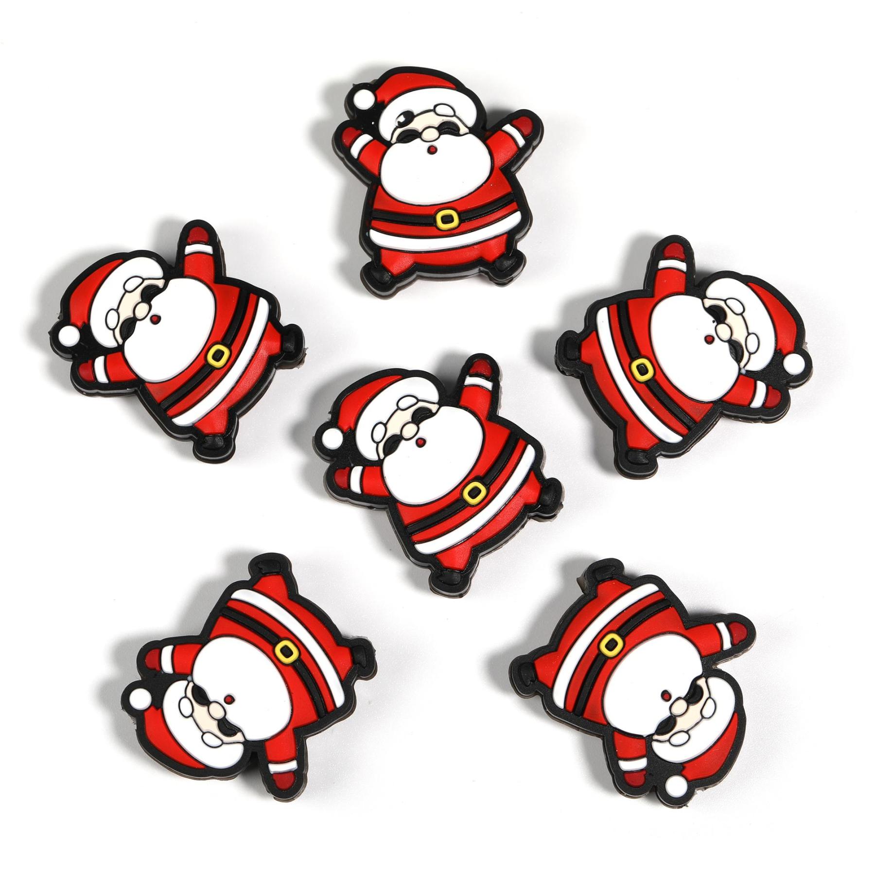 【B203】Silicone Focal Beads for Pens, Cute Character Beads for Keychains DIY Bracele Jewelry Making