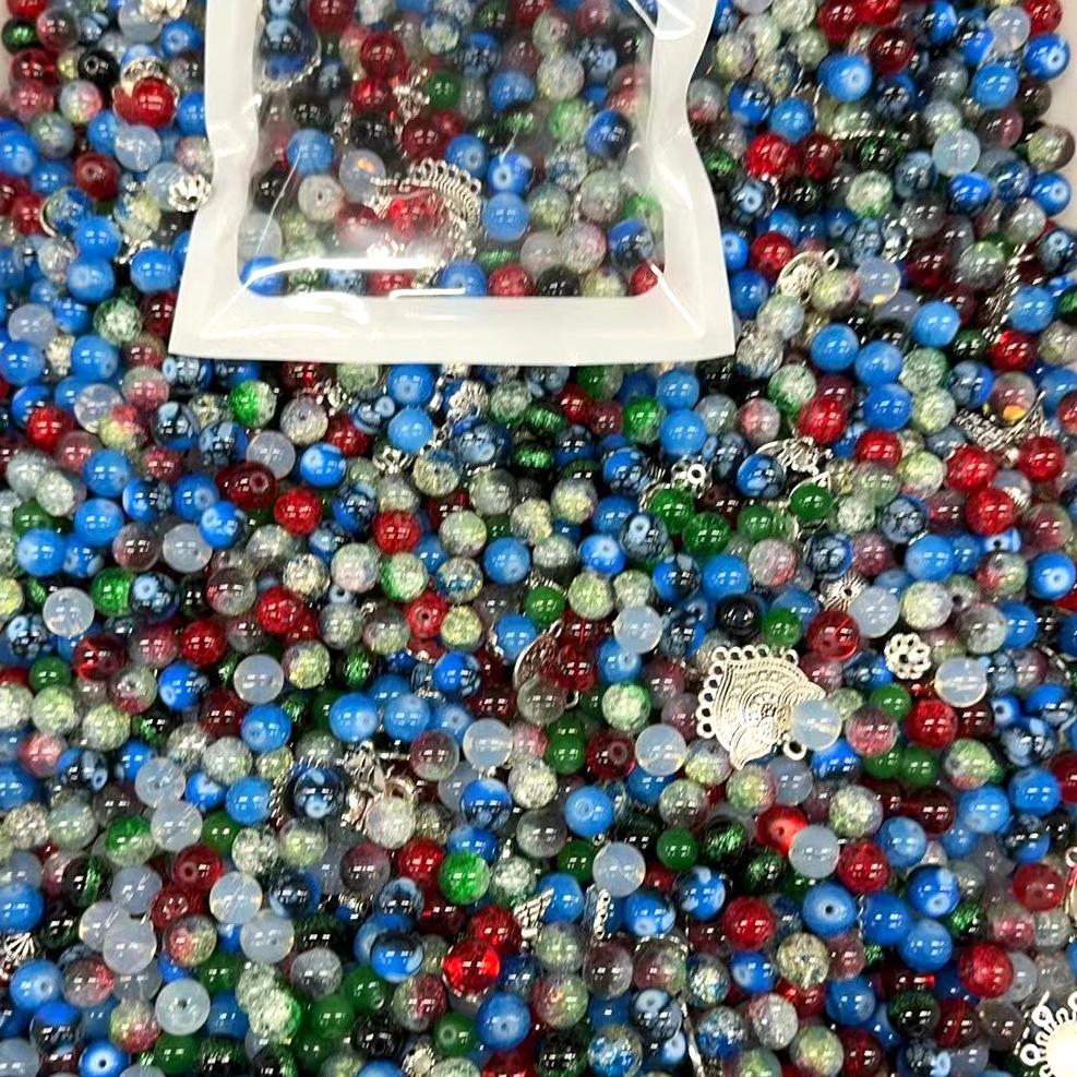 【HS2】For bracelet NOT FOR PENS! 5oz multi-style Colour mix bead accessories set with various shapes available