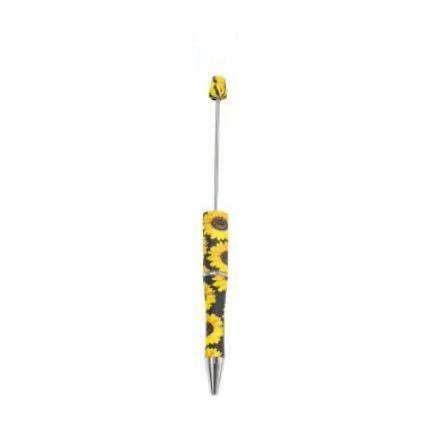 【P1】Beadable Pens Bulk Plastic Bead Ballpoint Pens for DIY 