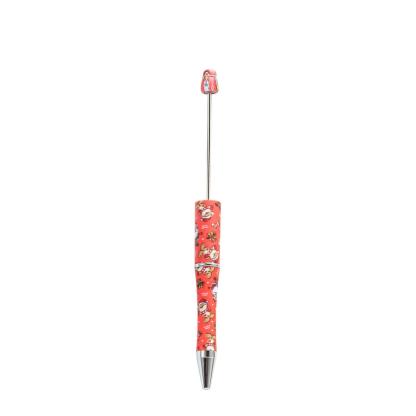 【P1】Beadable Pens Bulk Plastic Bead Ballpoint Pens for DIY 