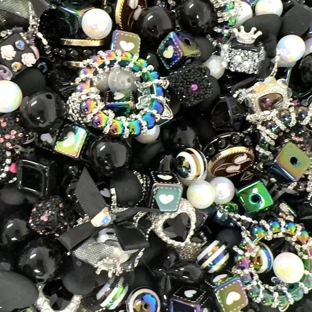 【HS】5oz Colour mix bead accessories set with various shapes available DIY Bead
