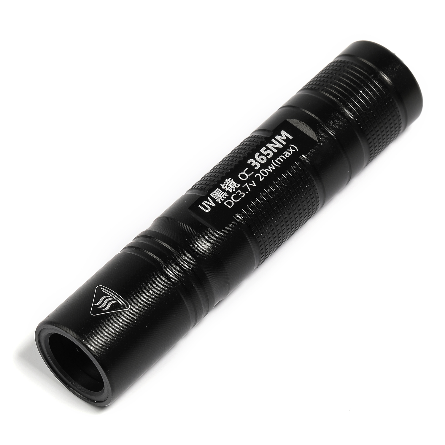 【M38】1pc Aluminum Alloy Flashlight, Modernist Black UV Torches-JPM