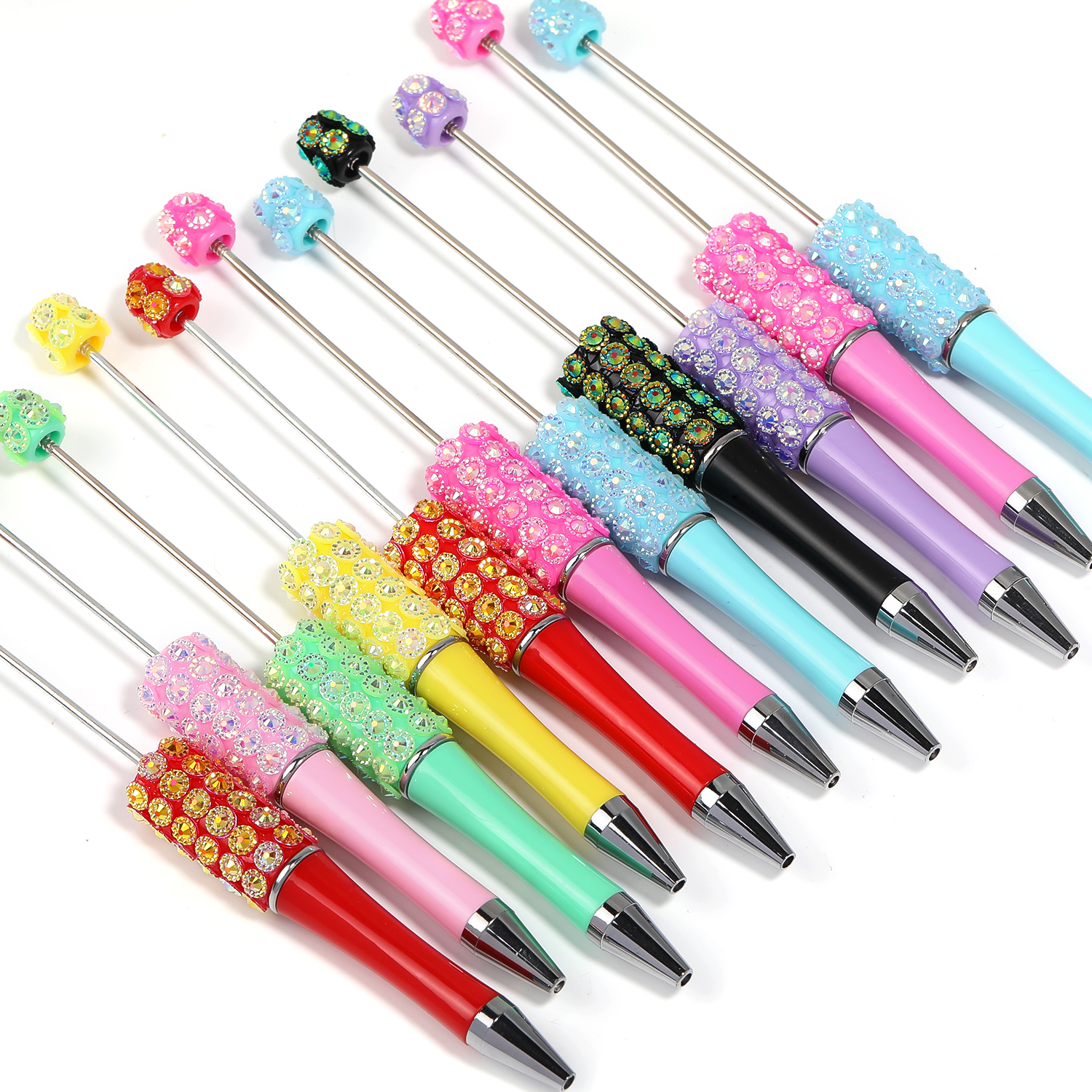 【P172】5pcs  Beadable Pens, Beadable Pens flower-JPM