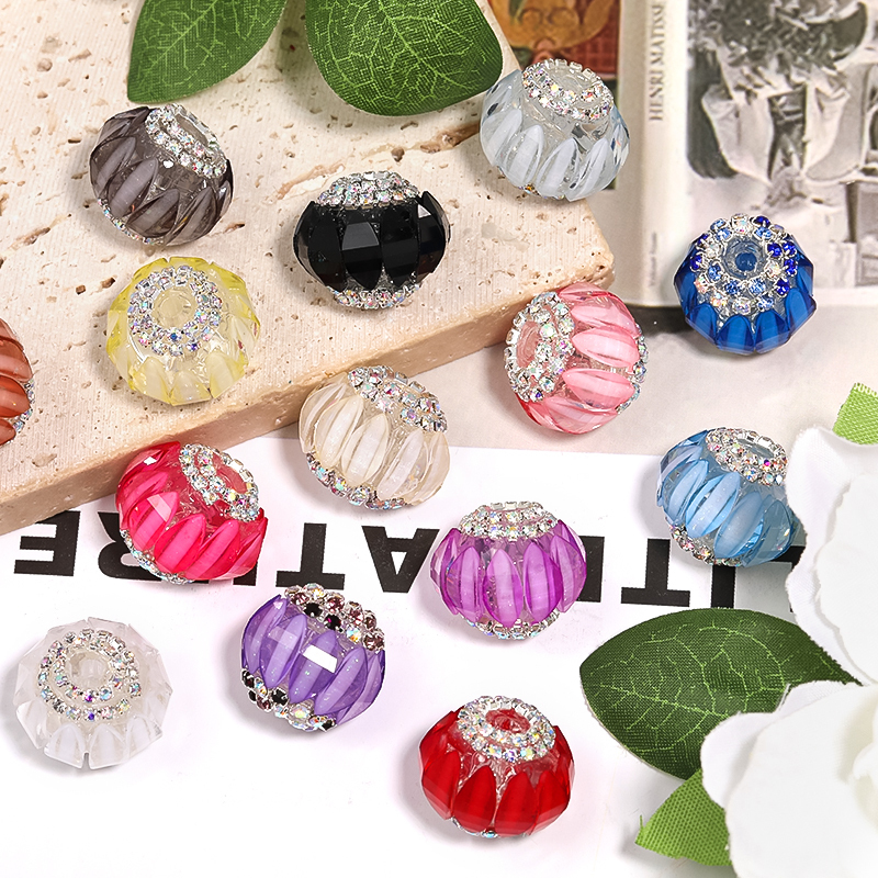 【B201】20pcs Delicate petal shaped beads-JPM