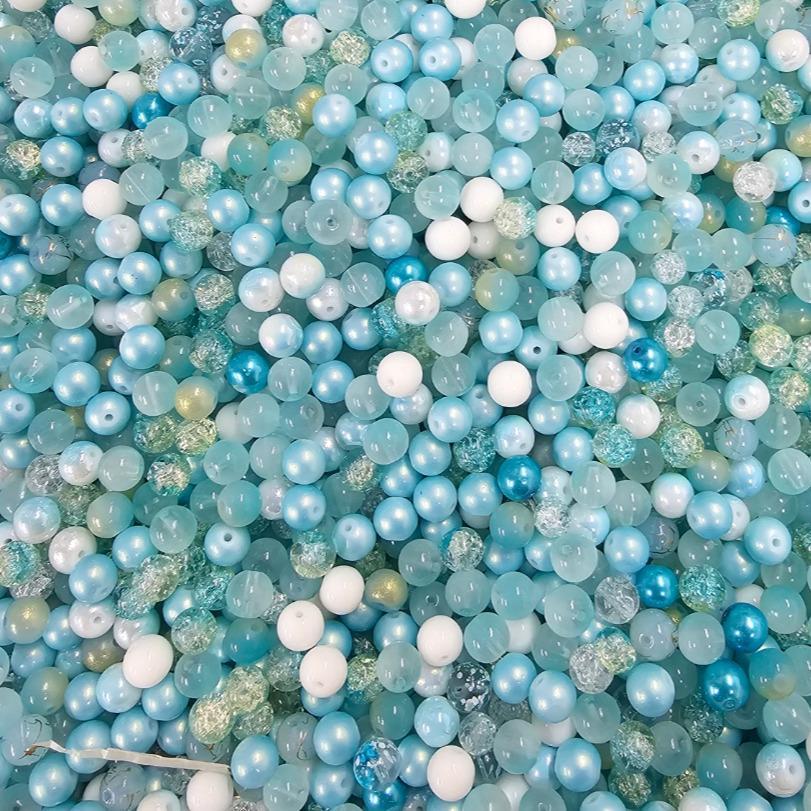 【HS2】For bracelet NOT FOR PENS! 5oz multi-style Colour mix bead accessories set with various shapes available