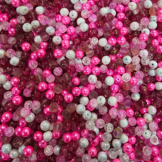 【HS2】For bracelet NOT FOR PENS! 5oz multi-style Colour mix bead accessories set with various shapes available