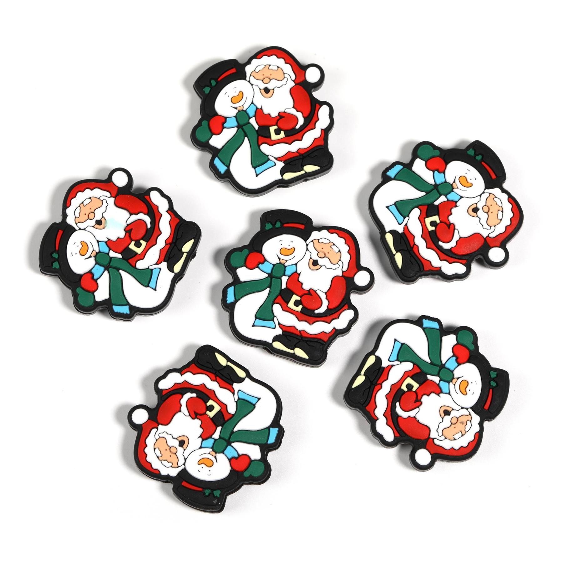 【B203】Silicone Focal Beads for Pens, Cute Character Beads for Keychains DIY Bracele Jewelry Making