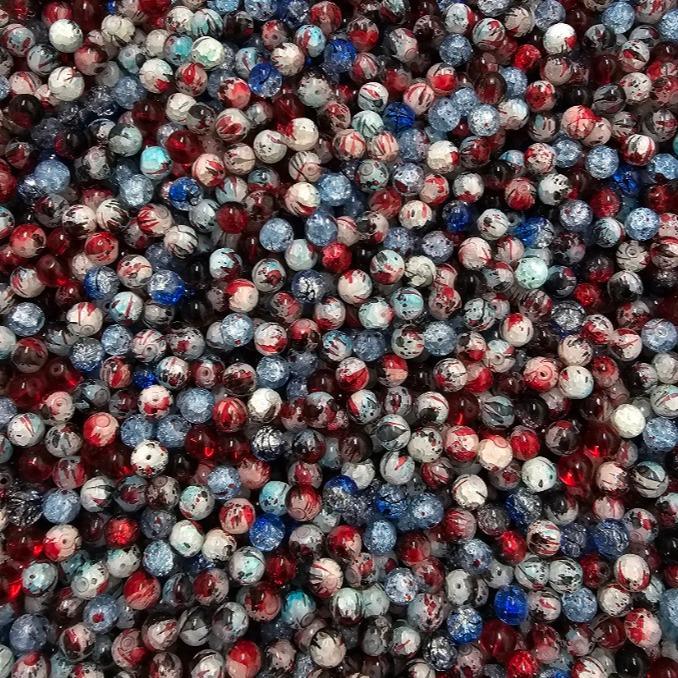 【HS2】For bracelet NOT FOR PENS! 5oz multi-style Colour mix bead accessories set with various shapes available