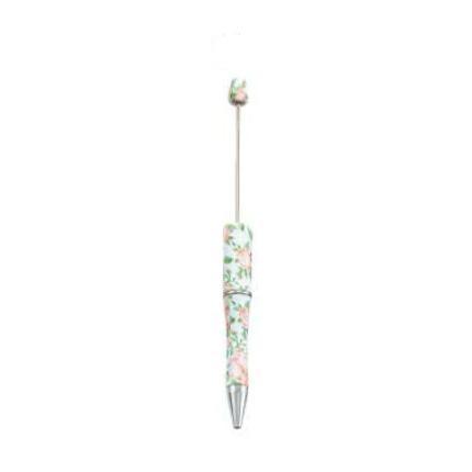 【P1】Beadable Pens Bulk Plastic Bead Ballpoint Pens for DIY 