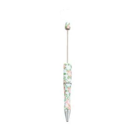 【P1】Beadable Pens Bulk Plastic Bead Ballpoint Pens for DIY 