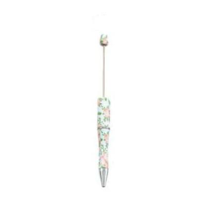 【P1】Beadable Pens Bulk Plastic Bead Ballpoint Pens for DIY 