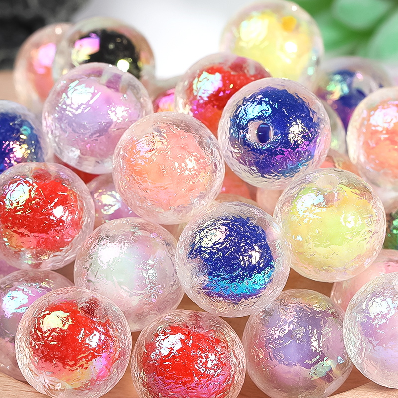 【B107】16mm 100pcs mixed-color beads-JPM