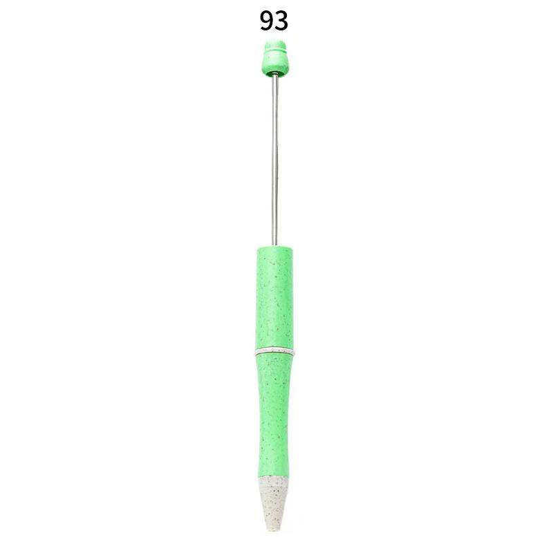 【P1】Beadable Pens Bulk Plastic Bead Ballpoint Pens for DIY 