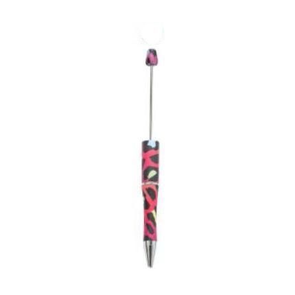 【P1】Beadable Pens Bulk Plastic Bead Ballpoint Pens for DIY 