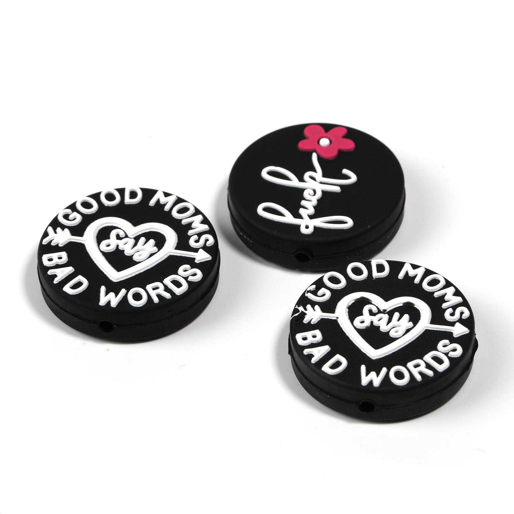 【B203】Silicone Focal Beads for Pens, Cute Character Beads for Keychains DIY Bracele Jewelry Making