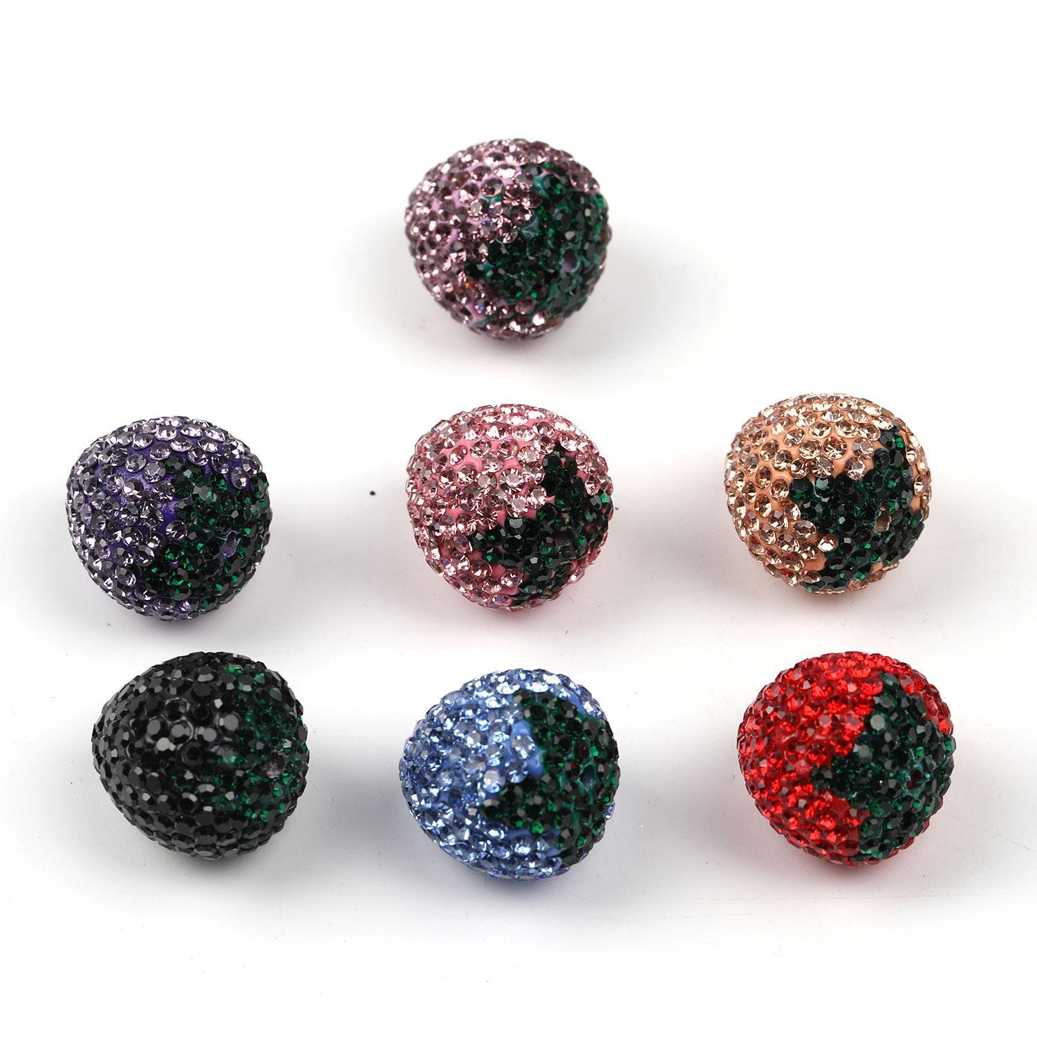 【B96】Qty 20 Fully drilled strawberry beads drill ball strawberry vertical hole loose beads handmade diy