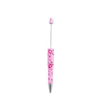 【P1】Beadable Pens Bulk Plastic Bead Ballpoint Pens for DIY 