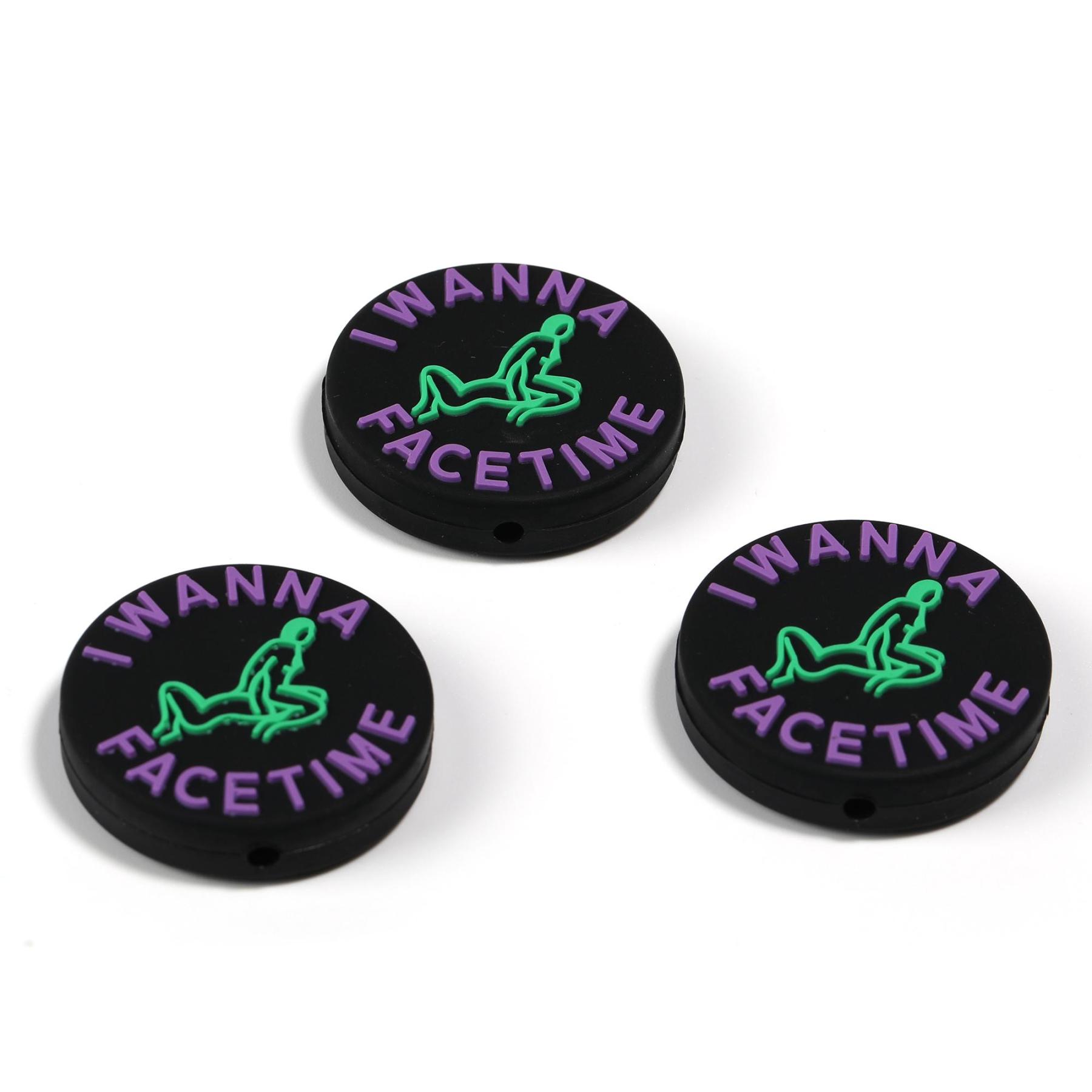 【B203】Silicone Focal Beads for Pens, Cute Character Beads for Keychains DIY Bracele Jewelry Making