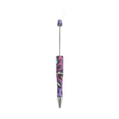 【P1】Beadable Pens Bulk Plastic Bead Ballpoint Pens for DIY 