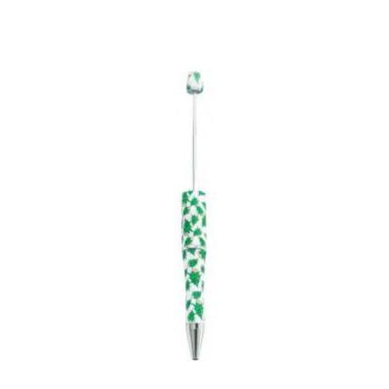 【P1】Beadable Pens Bulk Plastic Bead Ballpoint Pens for DIY 