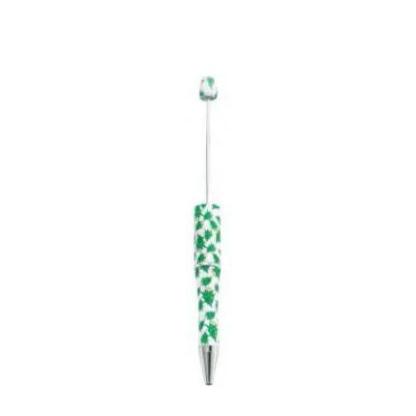 【P1】Beadable Pens Bulk Plastic Bead Ballpoint Pens for DIY 