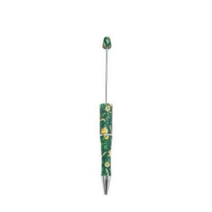 【P1】Beadable Pens Bulk Plastic Bead Ballpoint Pens for DIY 