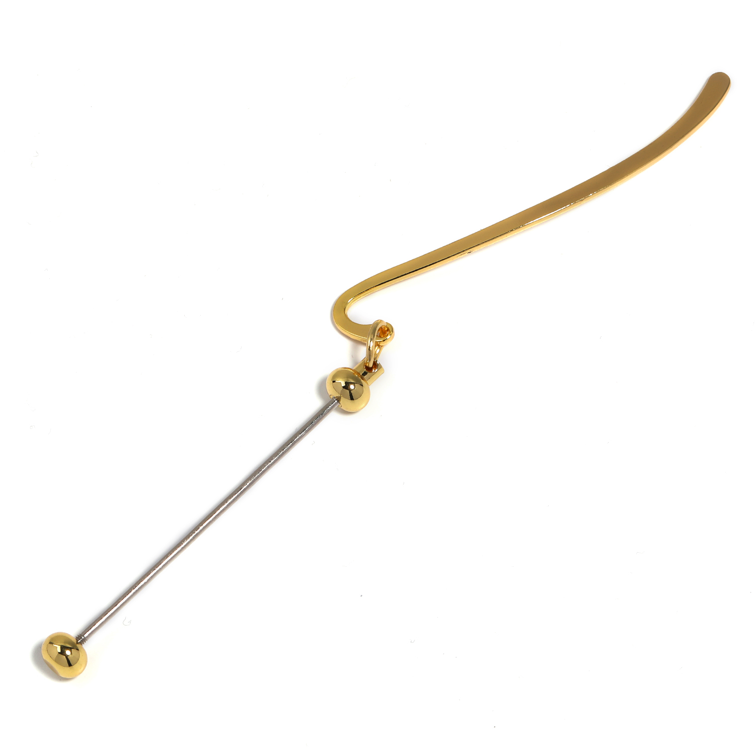 【P99】5pcs  New diy metal beaded bookmarks for children and students -JPM